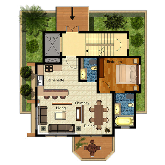 2D Drawing - Photoshop Rendering